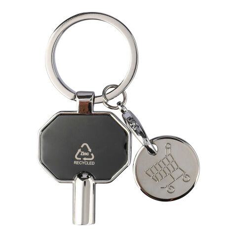 Recycled zinc alloy radiator bleed keychain Mara