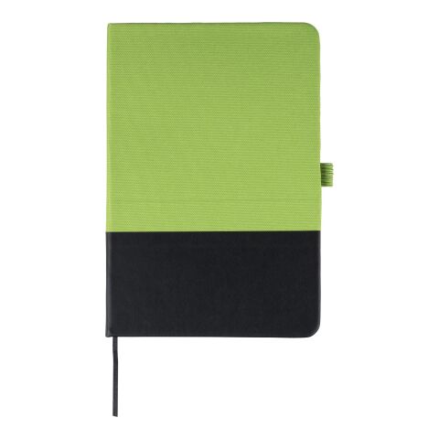 rPET polyester A5 notebook Yuna limegrön | Inget reklamtryck