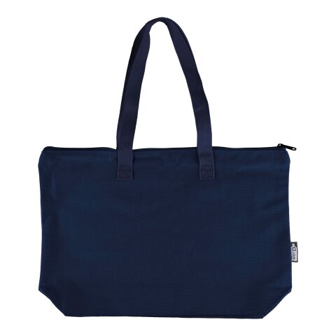 Recycled polycotton (330 gsm) tote bag Malina Blå | Inget reklamtryck