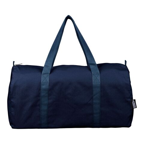 Recycled polycotton (330 gsm) duffle bag Tian Blå | Inget reklamtryck