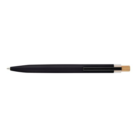 Recycled aluminium lacquered push ballpen Maren Svart