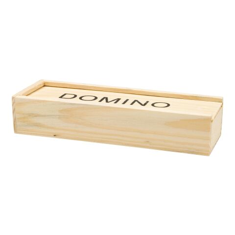 Wooden box with domino game Enid Brun | Inget reklamtryck | Inte tillgängligt | Inte tillgängligt
