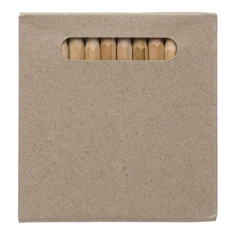 Wooden pencil set Devin Grå | Inget reklamtryck | Inte tillgängligt | Inte tillgängligt