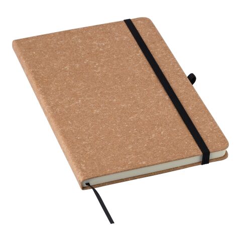 Recycled leather notebook (A5) Gianna Svart | Inget reklamtryck | Inte tillgängligt | Inte tillgängligt