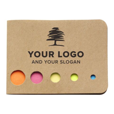 Cardboard sticky note holder Dwayne Brun | Inget reklamtryck | Inte tillgängligt | Inte tillgängligt