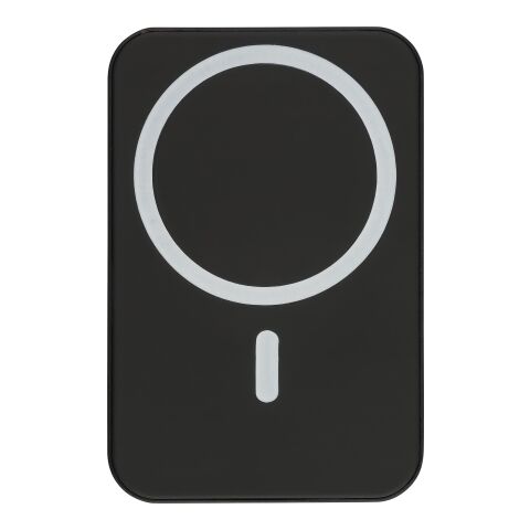 Recycled wireless charger powerbank Meno Svart | Inget reklamtryck | Inte tillgängligt | Inte tillgängligt