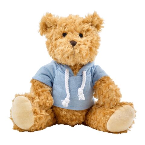 Plyschfigyr teddybjörn med luvtröja