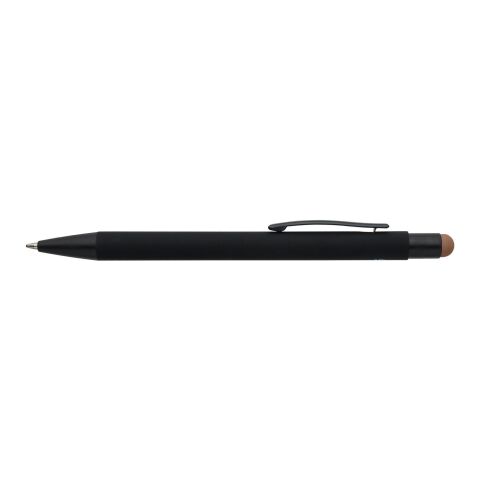 Recycled aluminium rubberized ballpen Formentera
