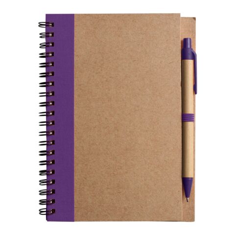 Wire bound notebook with ballpen. Stella
