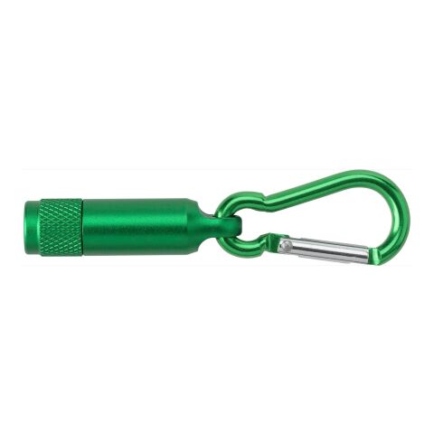 Mini ficklampa i aluminium med karbinkrok