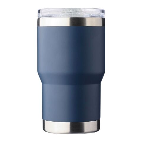 Recycled stainless steel double-walled travel mug (350 ml) Ayen Blå