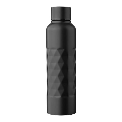 Recycled stainless steel single-walled drinking bottle (800 ml) Talin Svart