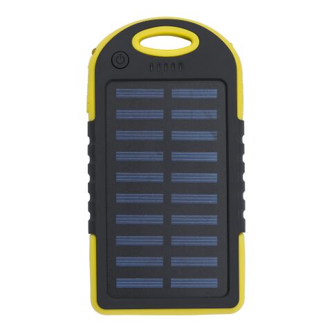 Gummerad solcellsladdare i ABS, 4000 mAh