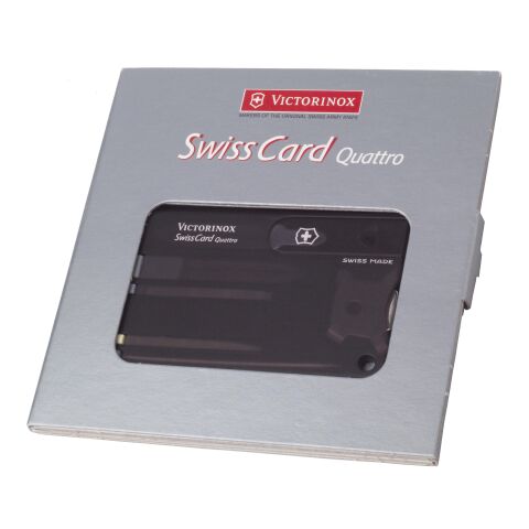 Nylon Victorinox SwissCard Quatro multitool Svart | Inget reklamtryck | Inte tillgängligt | Inte tillgängligt