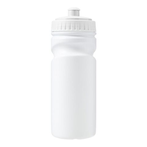Återvinningsbar vattenfaska i HDPE (500 ml) Vit | Inget reklamtryck | Inte tillgängligt | Inte tillgängligt