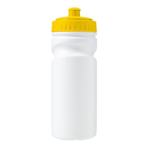 Återvinningsbar vattenfaska i HDPE (500 ml) Gul | Inget reklamtryck | Inte tillgängligt | Inte tillgängligt