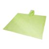 Ziva regnponcho med påse Limegrön