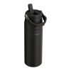 Stanley IceFlow™ 2.0 700 ml vattenflaska med flip-sugrör Svart