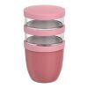 Mepal Ellipse tredelad 500 ml + 2 x 200 ml isolerad matlåda Standard | Rosa | Inget reklamtryck | Inte tillgängligt | Inte tillgängligt