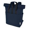 Joey 15 tums laptopväska med rullstängning av GRS-återvunnen canvas, 15 l Standard | Marinblå | Inget reklamtryck | Inte tillgängligt | Inte tillgängligt | Inte tillgängligt