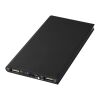 Plate 8 000 mAh powerbank i aluminium Svart