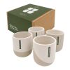 Originalhome Reclay 350 ml set med muggar för te och matcha  vit