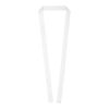 Kord logoband med pappersbricka  vit | 20mm