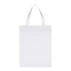 Smartfold 230 g/m² papperspåse med satinhandtag och glansig laminering – 24 x 10 x 32 cm vit