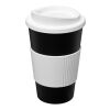 Americano® 350 ml termosmugg med handtag Svart-Vit | Inget reklamtryck | Inte tillgängligt | Inte tillgängligt