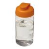 H2O Bop® 500 ml sportflaska med uppfällbart lock Transparent-Orange | Inget reklamtryck | Inte tillgängligt | Inte tillgängligt
