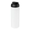 Baseline® Plus grip 750 ml sportflaska med uppfällbart lock Vit-Svart | Inget reklamtryck | Inte tillgängligt | Inte tillgängligt
