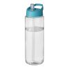 H2O Treble 850 ml sportflaska med piplock Transparent klar-Aquablå | Inget reklamtryck | Inte tillgängligt | Inte tillgängligt