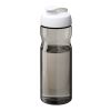 H2O Eco 650 ml sportflaska med uppfällbart lock Heather Charcoal-Vit