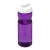 H2O Eco 650 ml sportflaska med uppfällbart lock Lila-Transparent | Inget reklamtryck | Inte tillgängligt | Inte tillgängligt