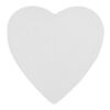 Sticky-Mate® hjärtformade klisterlappar av återvunnet material Vit | Inget reklamtryck | Inte tillgängligt | Inte tillgängligt