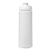 Baseline Rise sportflaska på 750 ml med uppfällbart lock Transparent klar-Vit | Inget reklamtryck | Inte tillgängligt | Inte tillgängligt