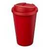 Americano® Eco 350 ml termosmugg av återvunnet material med spillsäkert lock Röd