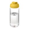 H2O Active® Octave Tritan™ 600 ml sportflaska med uppfällbart lock Transparent klar-Gul | Inget reklamtryck | Inte tillgängligt | Inte tillgängligt