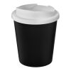 Americano® Espresso Eco 250 ml återvunnen termomugg med spillsäkert lock Svart-Vit