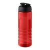 H2O Active® Eco Treble 750 ml sportflaska med uppfällbart lock Röd-Svart