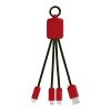 SCX.design C15 quatro light-up kabel Standard | Mid red-Svart | Inget reklamtryck | Inte tillgängligt | Inte tillgängligt