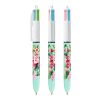 BIC® 4 Colours Fashion kulpenna vit-White/light blue(2) | Inget reklamtryck | Inte tillgängligt | Inte tillgängligt