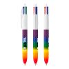 BIC® 4 Colours® Rainbow Decor röd-Röd   silver   grön(2)