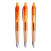 BIC® Intensity® Gel Clic gelpenna orange | svart bläck | 1-färgat Skärmtryck | Klips-klips | 5.00 mm x 26.00 mm