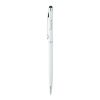 Sleek Stylus pen kulpenna med stylustopp vit