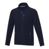 Amber herrjacka av återvunnen GRS-fleece med hel dragkedja Standard | Marinblå | XL | Inget reklamtryck | Inte tillgängligt | Inte tillgängligt | Inte tillgängligt