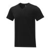 Somoto kortärmad V-ringad t-shirt till herr Svart | S