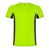 Shanghai kortärmad sport-T-shirt för barn Fluor Green-Svart | 12
