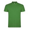 Star kortärmad pikétröja för barn Tropical Green | 11/12
