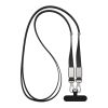 Nivo Crossbody lanyard i RCS återvunnen PET svart | Inget reklamtryck | Inte tillgängligt | Inte tillgängligt